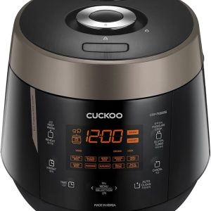 cuckoo high pressure rice cooker 6 cup uncooked / 12 cup cooked with nonstick inner pot